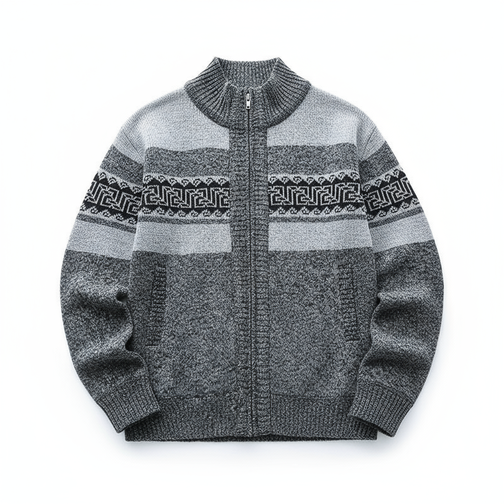 Matthew | Zip-Up Vintage Cardigan