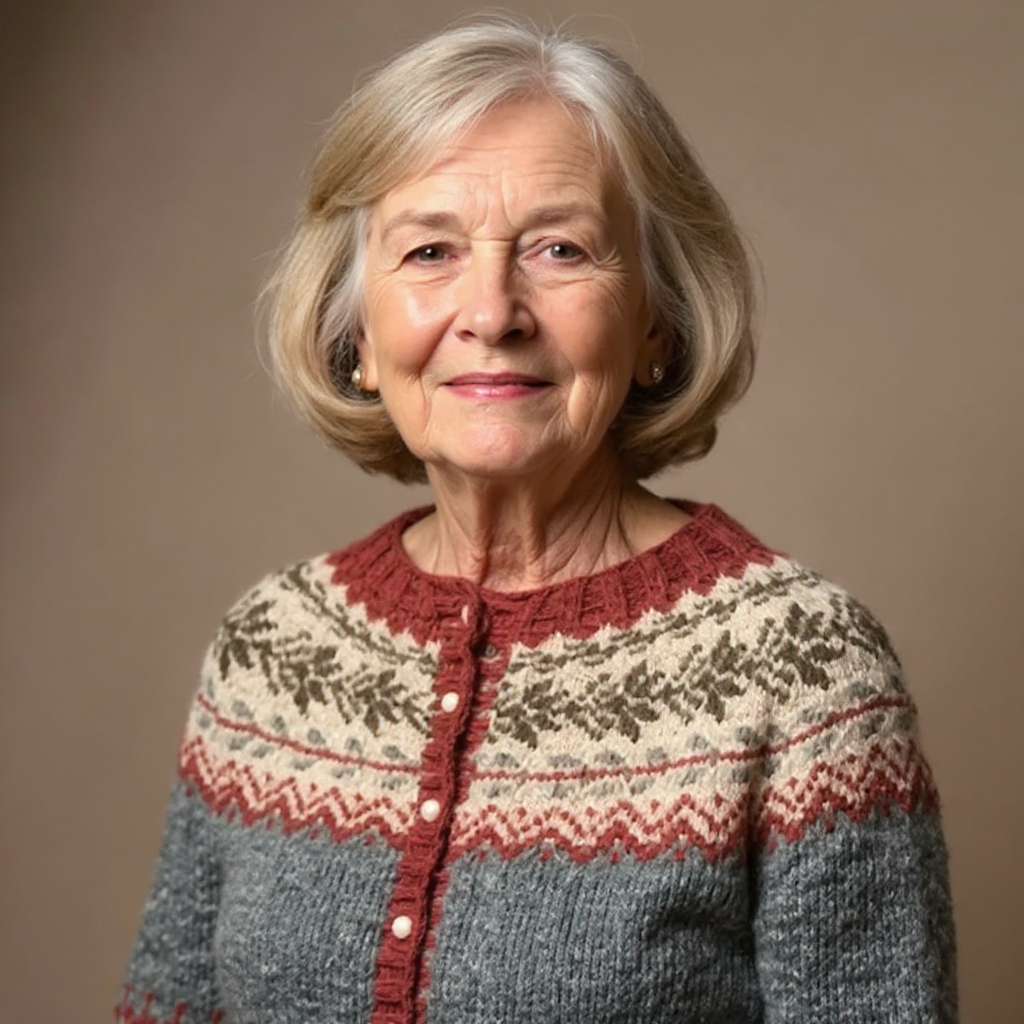 Atasha | Vintage Island-Strickjacke