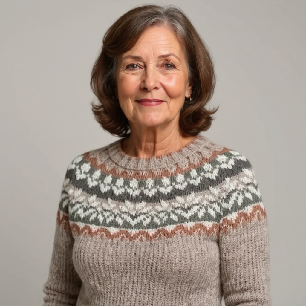 Olivia | Vintage Islandpullover