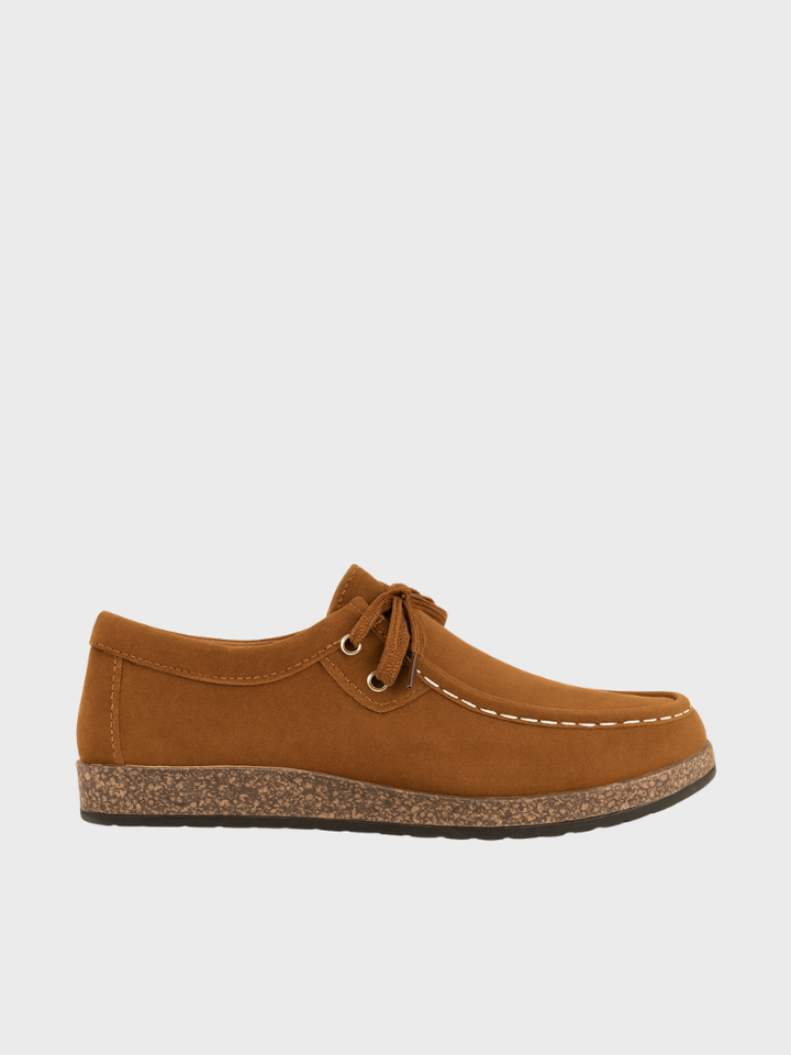 Damen Vintage Schnür Schuhe