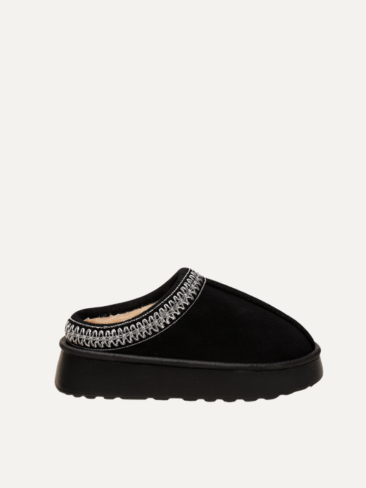 Damen Klassischer Stiefel mit Dicke Sohle