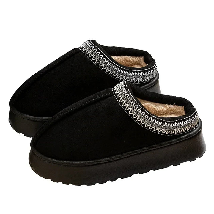 Damen Klassischer Stiefel mit Dicke Sohle