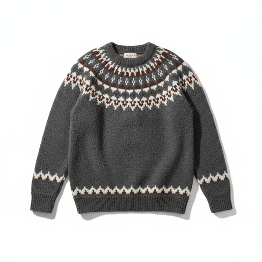 Lucas | Vintage Isländischer Pullover