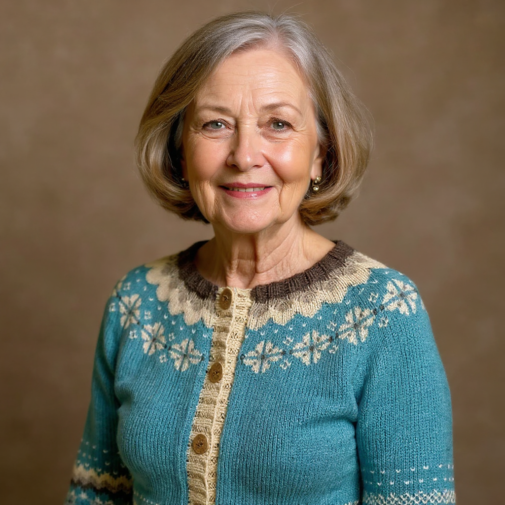 Allaira | Vintage Island-Strickjacke